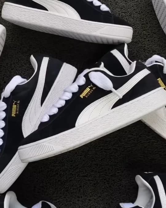 Puma Suede XL preto e branco